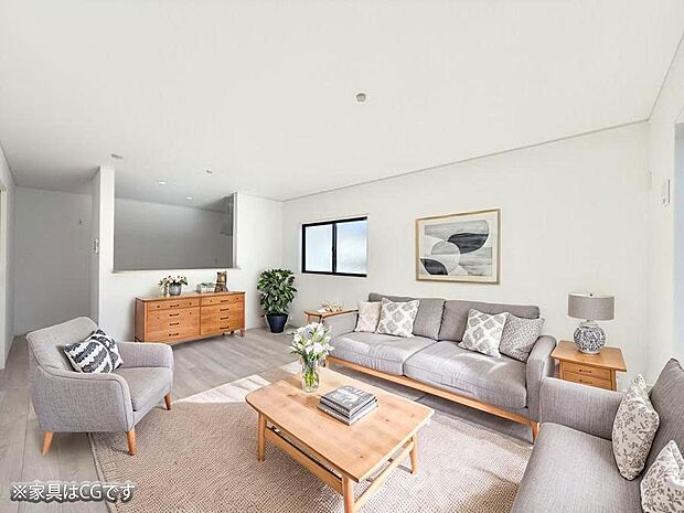 【リビング】■心落ち着く場所、ゆったり過ごせるリビング