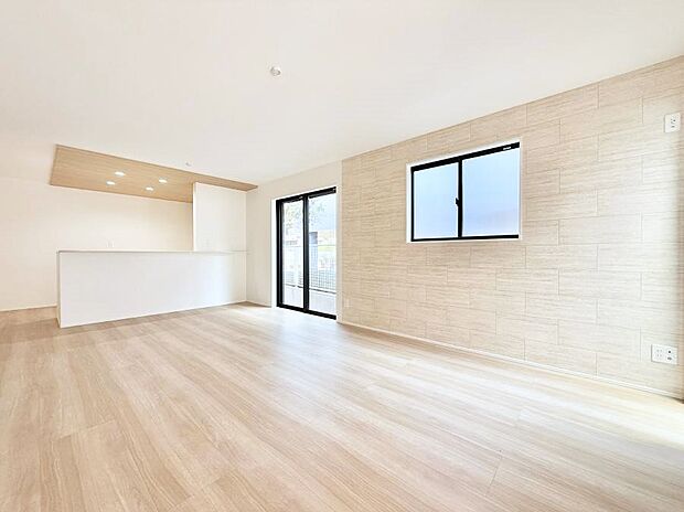 【リビング】■家族が自然と集まり、楽しい時間を過ごせるリビング