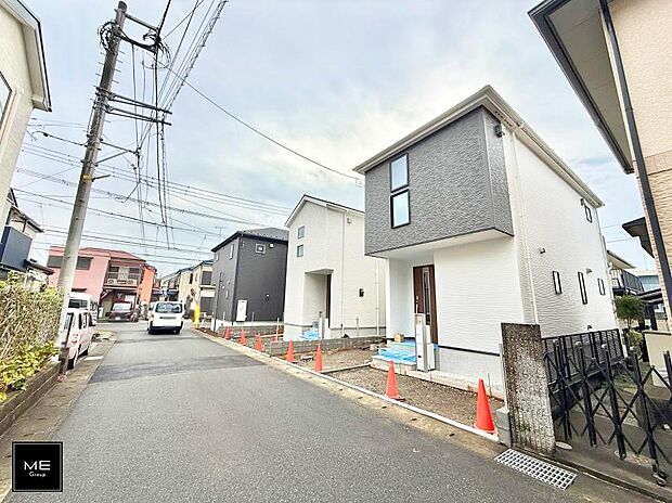 【前面道路含む現地写真】■新しい住まい、街の新しい風景