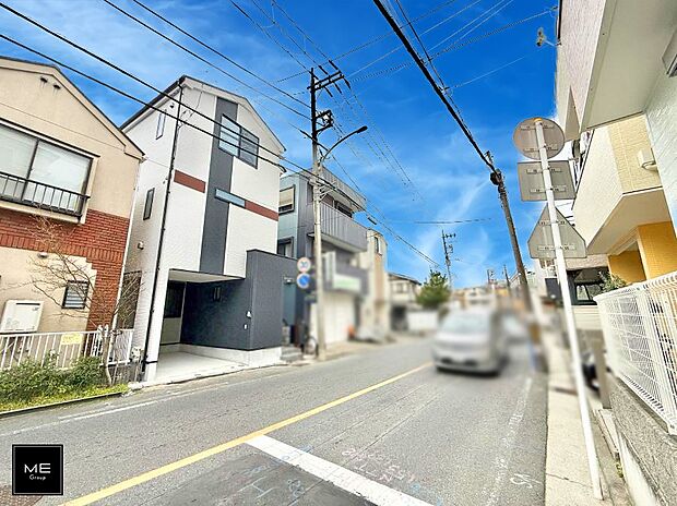 【前面道路含む現地写真】■新しい住まい、街の新しい風景