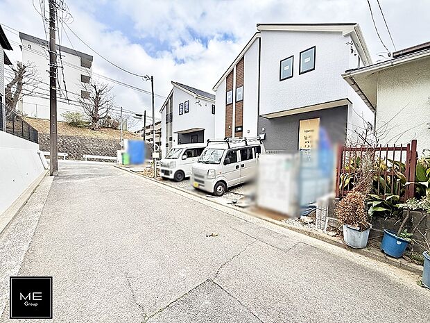 【前面道路含む現地写真】前面道路広々  