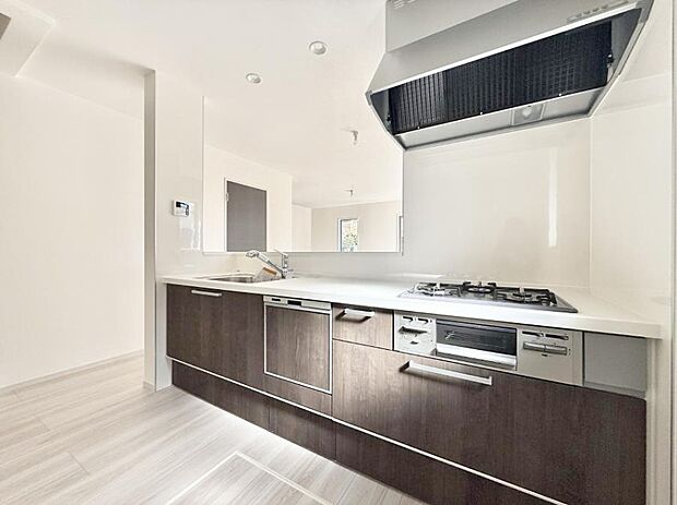 【キッチン】■シンプルで美しく心地よい時間を生むキッチン空間