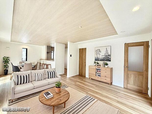 【リビング】■自然と会話が生まれる、心地よいひととき