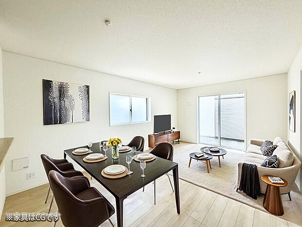 【リビング】■心落ち着く場所、ゆったり過ごせるリビング