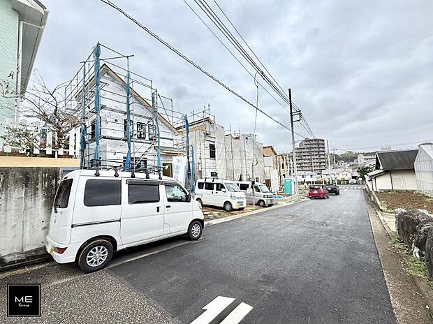 【前面道路含む現地写真】■新しい時代の息吹を感じる、心地よい環境