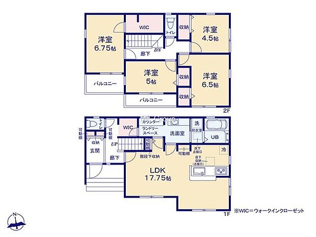 【4LDK】1号棟