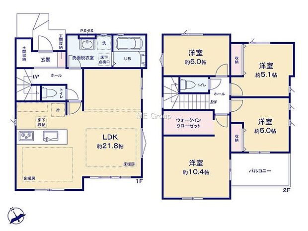 【4LDK】1号棟