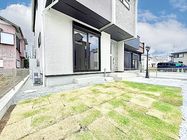 【庭】4号棟 ■庭付き住宅は多様な使用用途で活用できます