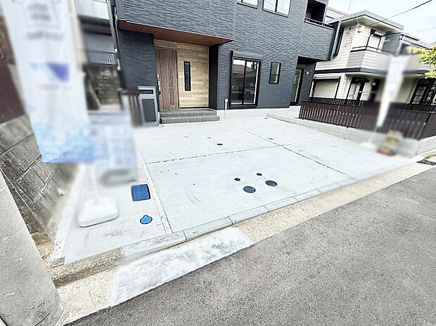 【駐車場】1号棟  ■快適な駐車スペースで安心