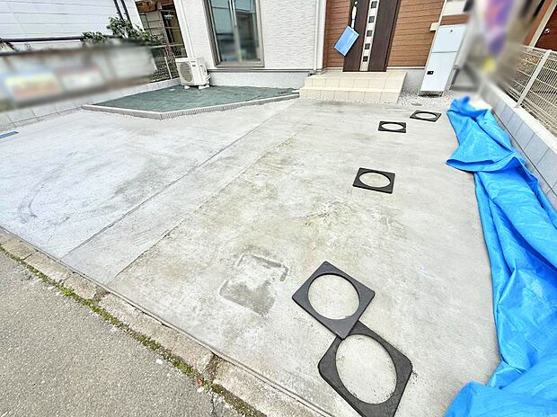 【駐車場】1号棟  ■自宅にカースペースがあると助かります