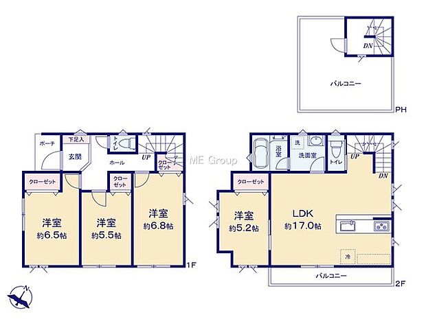 【4LDK】1号棟  