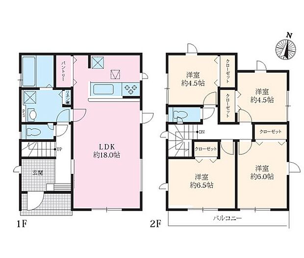 【4LDK】1号棟  