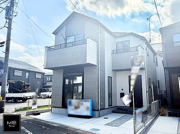 【現地外観写真】2号棟 ■家族みんなが笑顔で過ごせる、安心感のある住まい