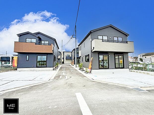 【前面道路含む現地写真】■新しい住まい、街の新しい風景