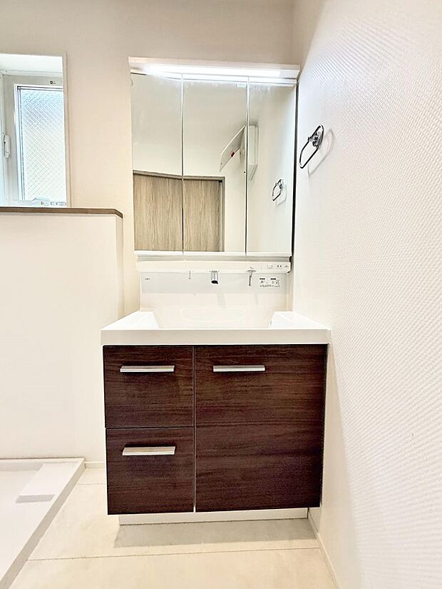 【洗面台・洗面所】1号棟 ■清潔感があり、気持ちよく使えます