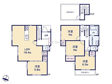 1号棟  2号棟   