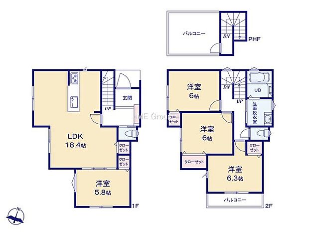 【4LDK】2号棟  
