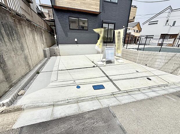 【駐車場】1号棟 ■快適な駐車スペースで安心