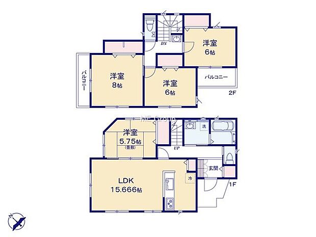 【4LDK】8号棟