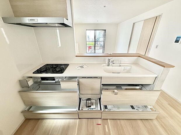 【キッチン】1号棟 ■料理がもっと楽しくなる、快適なキッチン空間
