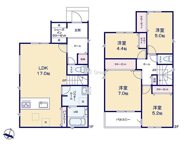 【4LDK】1号棟
