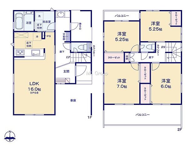 【4LDK】2号棟