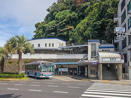 駅(880m)