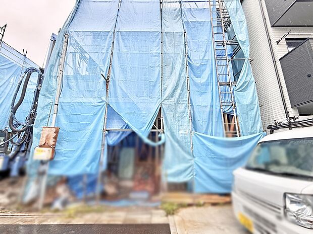 【現地外観写真】5号棟 ■家族みんなが笑顔で過ごせる、安心感のある住まい