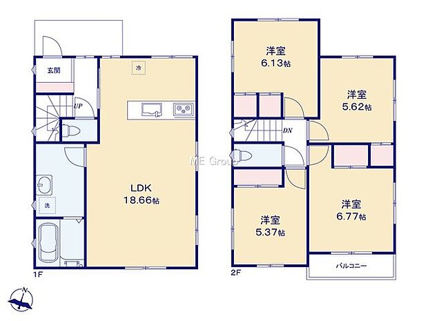 【4LDK】1号棟