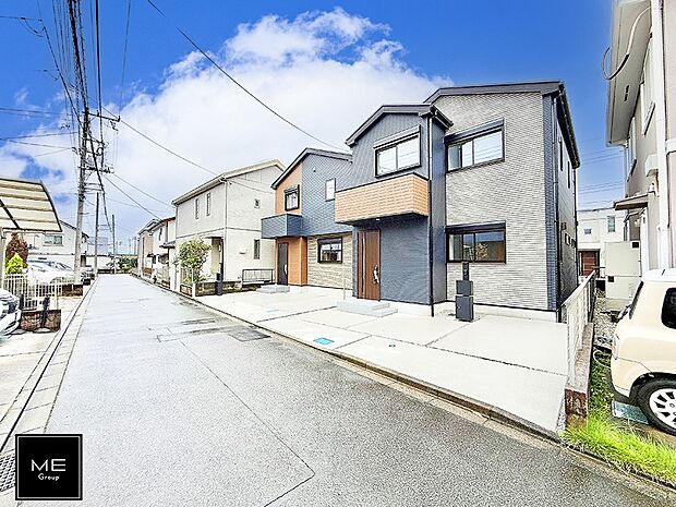 【前面道路含む現地写真】■新しい住まい、街の新しい風景