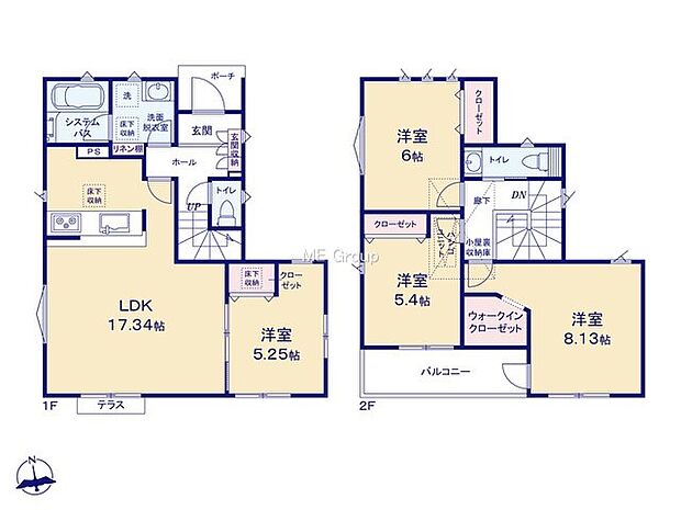 【4LDK】2号棟