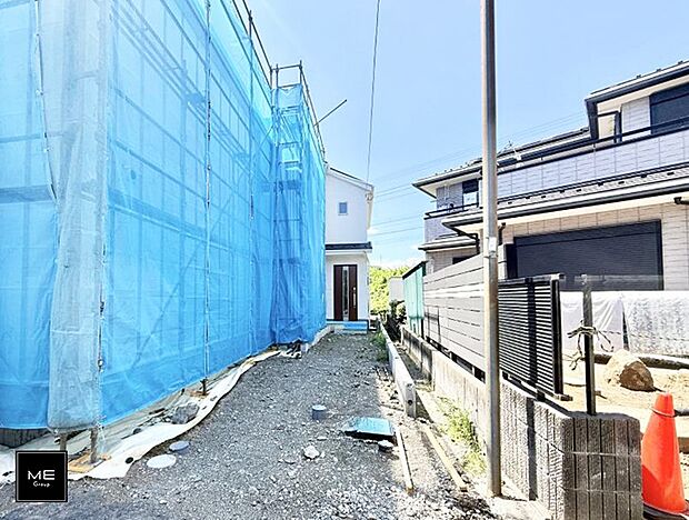 【現地外観写真】1号棟 ■家族みんなが笑顔で過ごせる、安心感のある住まい