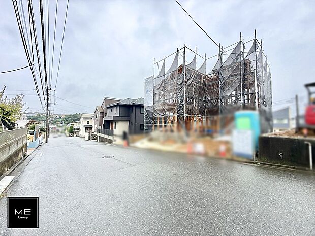 【前面道路含む現地写真】■新しい住まい、街の新しい風景