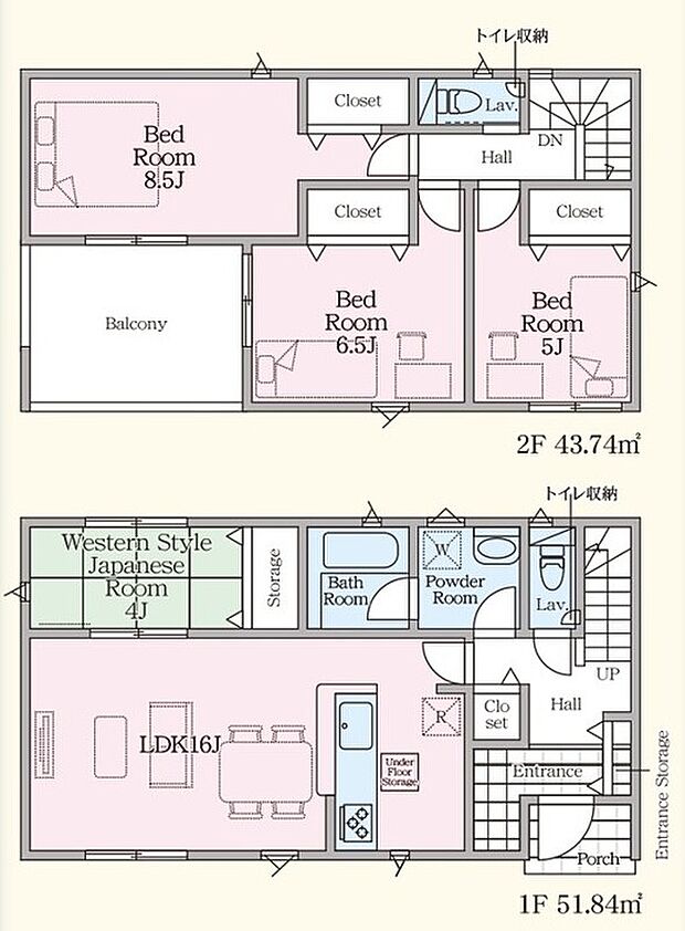 2号棟間取り図