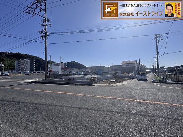 【現況写真(3)】まもなく完成します。周辺環境なども合わせてご案内いたします。（担当：梶田）