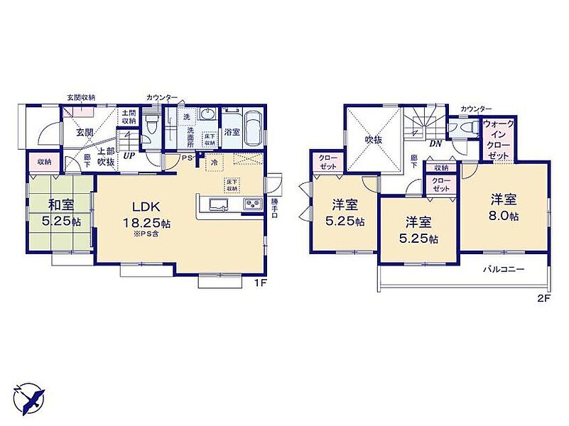 (１号棟)、価格3080万円、4LDK、土地面積218.96m2、建物面積103.71m2