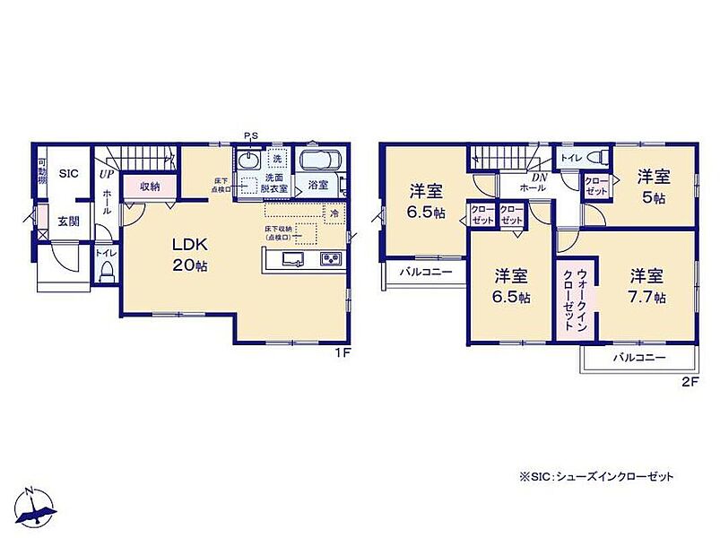 (３号棟)、価格4498万円、4LDK+S、土地面積143.63m2、建物面積109.3m2