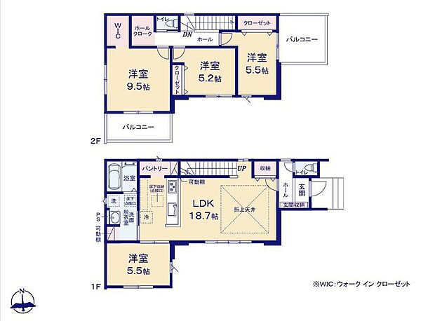 (1号棟)、価格3599万円、4LDK、土地面積207.57m2、建物面積105.66m2
