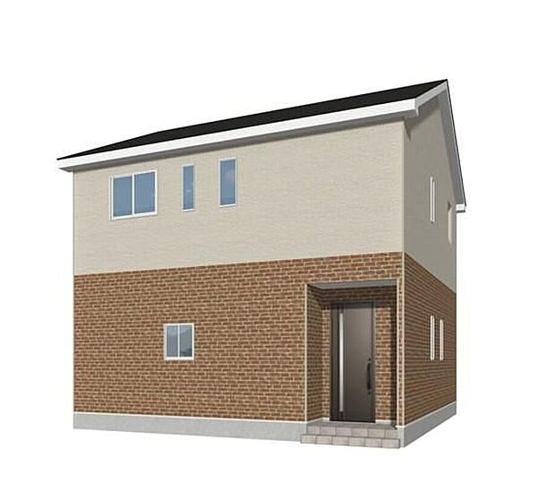 １号棟※パースはイメージです。JR常磐線「土浦」駅まで車で４分♪「耐震＋制震」を兼ね備えた家、ＱＵＩＥ（クワイエ）。住宅性能評価取得物件！安心の第三者機関による検査済み！