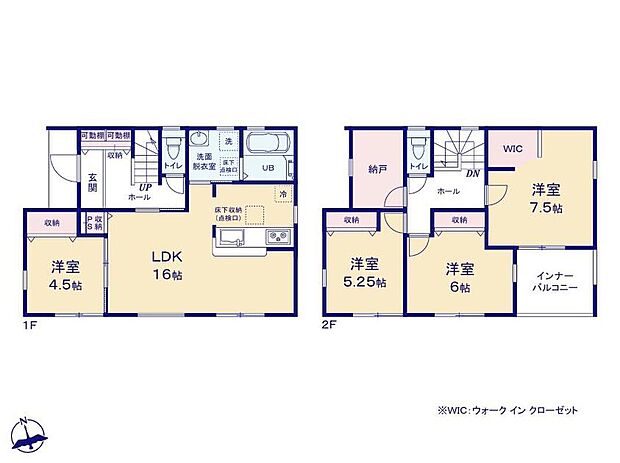 【4LDK+S】納戸はテレワークルームとしてもご使用できます！自分好みにコーデネートでき集中できる空間を作り上げてください！モチベーションが上がりお仕事がはかどりますね！