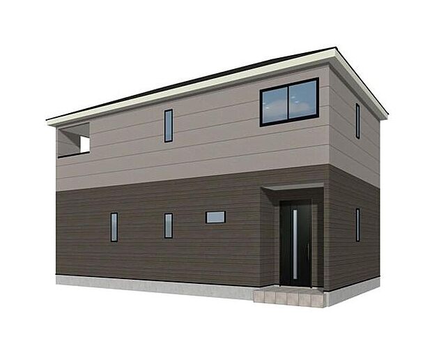 【現地外観写真】３号棟※パースはイメージです
家族の笑顔があふれる、ぬくもりと安心に包まれた夢のマイホーム。四季の移ろいを感じながら、心豊かな暮らしを育む理想の住まい。毎日が特別になる、そんな場所に出会ってください！