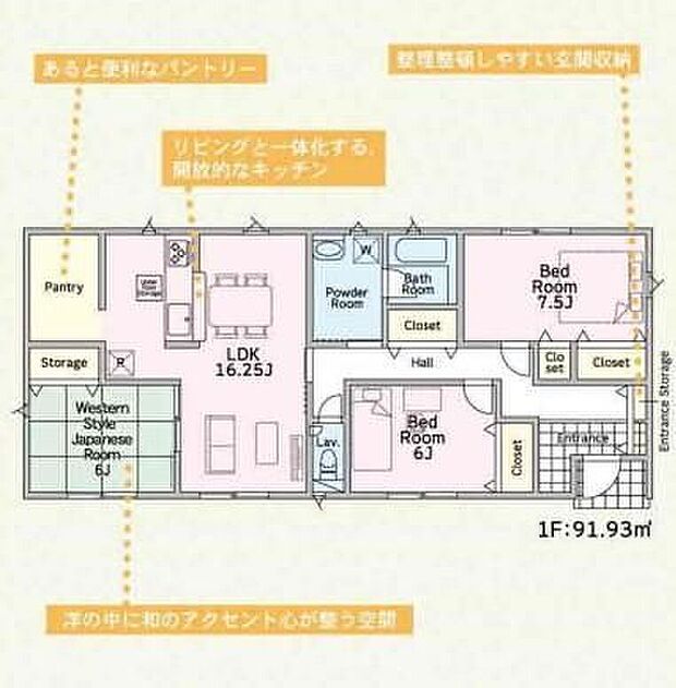 【3LDK】パントリーは、子どものおやつや食材、日用品をひと目で管理でき、忙しい毎日でも探し物が減る頼れる収納空間。片付け習慣も身につきやすく、家族の暮らしを快適に整えてくれます。