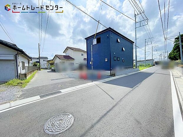 【前面道路含む現地写真】平日・お仕事帰りなど、いつでもご案内致します!お気軽にお問い合わせ下さい♪お待ちしております!(0120-858-884)開放感あふれる現地を是非ご体感くださいませ!
