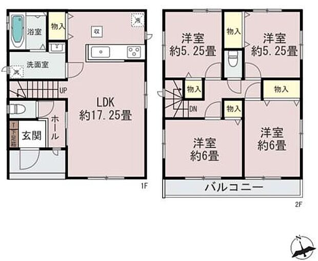 (B号棟)、価格3390万円、4LDK、土地面積103.34m2、建物面積94.81m2