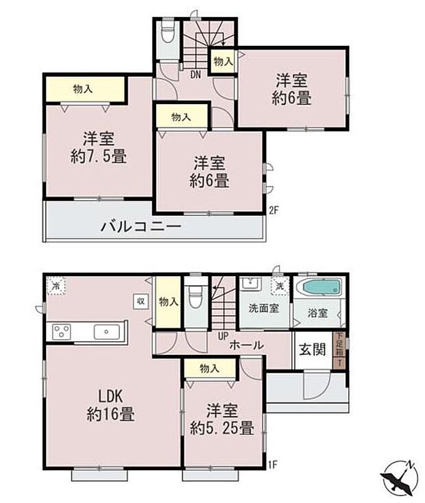 (A号棟)、価格3190万円、4LDK、土地面積242.79m2、建物面積99.77m2