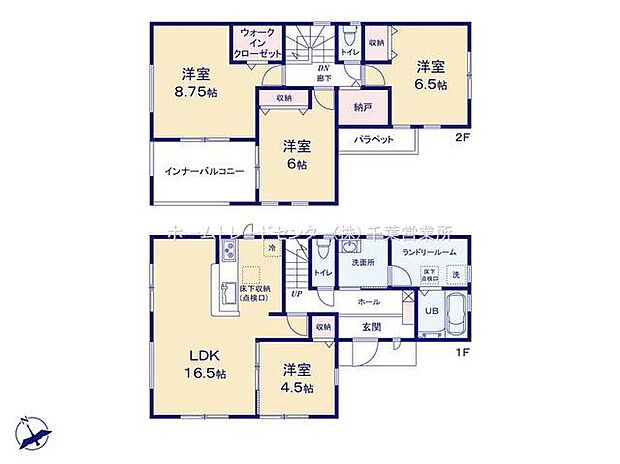 (4号棟)、4LDK+S、土地面積202.97m2、建物面積114.26m2