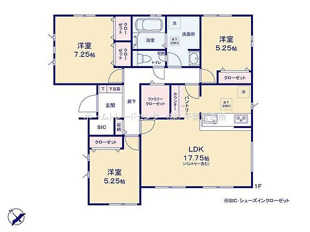 (1号棟)、価格4190万円、3LDK、土地面積191.39m2、建物面積86.95m2