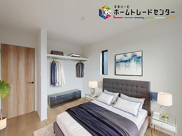 ≪Room≫
お陽さまの光をさわやかな風をたっぷりとりこめます。室内はいつも明るい印象なので気持ちの良い朝を迎えられます。毎日の生活も明るくなりそうです。
※家具はCGでございます。