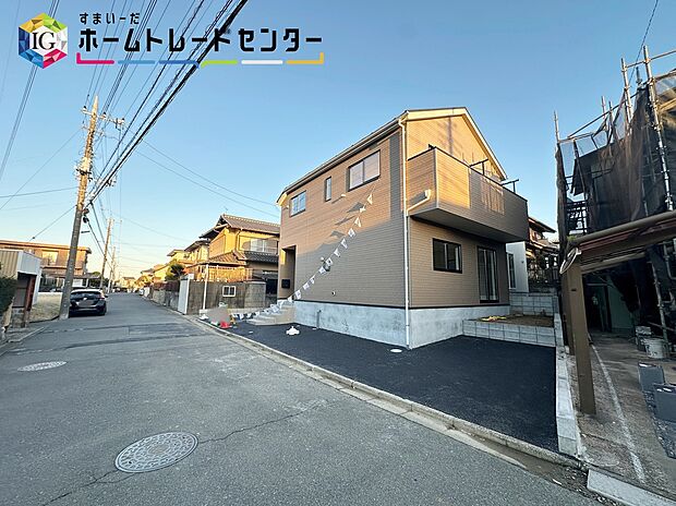 【現地外観写真】◆耐震性能にこだわる「飯田グループ」の家です！お客様のすまいと安全を守る大切な住宅だからこそ、実際の建物の作りと安心感をぜひ現地にてご体感ください！ご見学予約受付です！