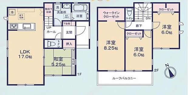 【4LDK】全居室南向きの明るい邸宅♪あると落ち着く『和室』付♪家事の休憩スペースやお子様のお昼寝スペースとしても活躍します♪もちろんお客様の宿泊用にも☆押し入れもあるので安心です♪